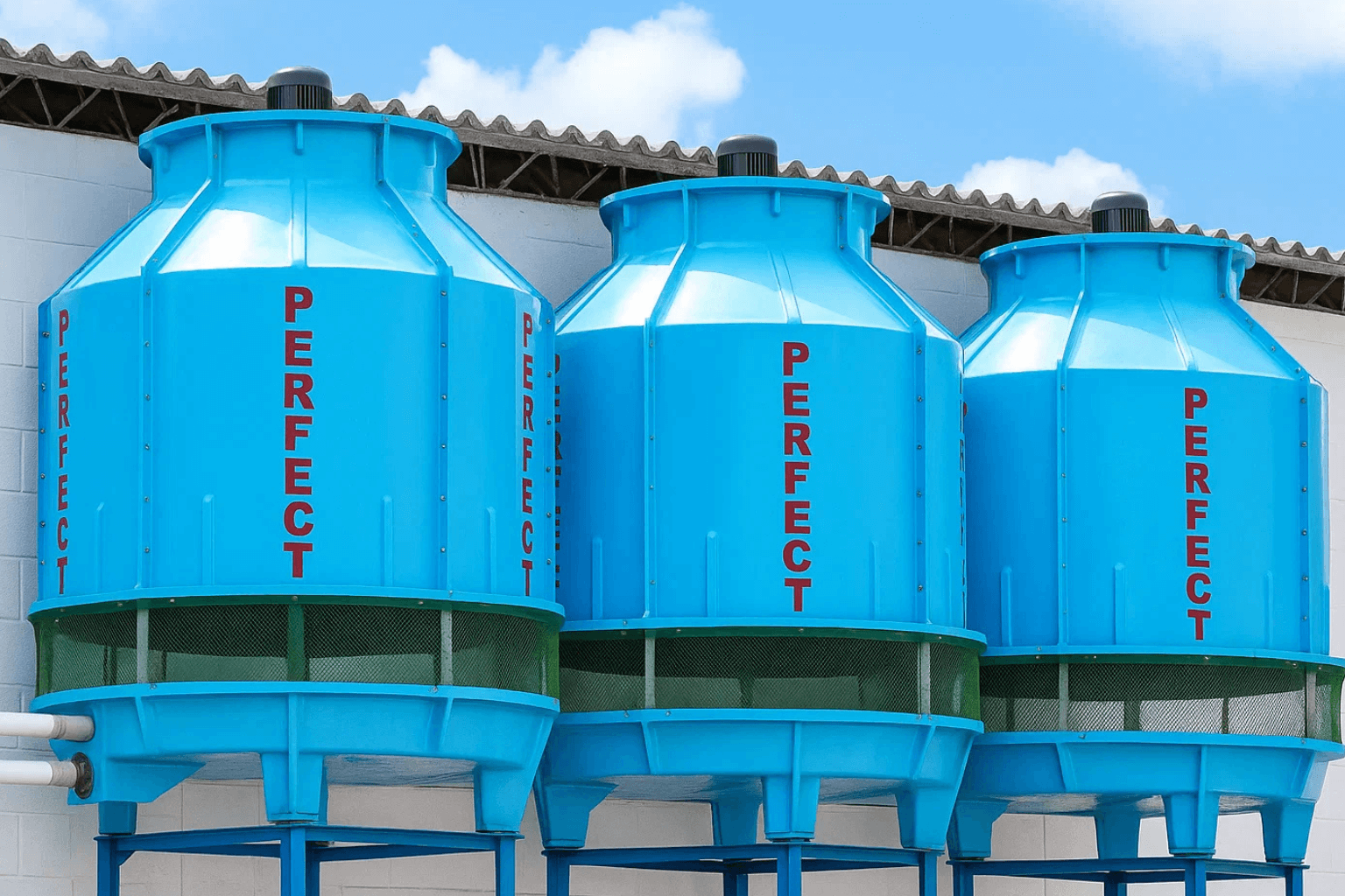 Factory Assembled Cooling Towers, counterflow cooling tower, induced draft cooling tower