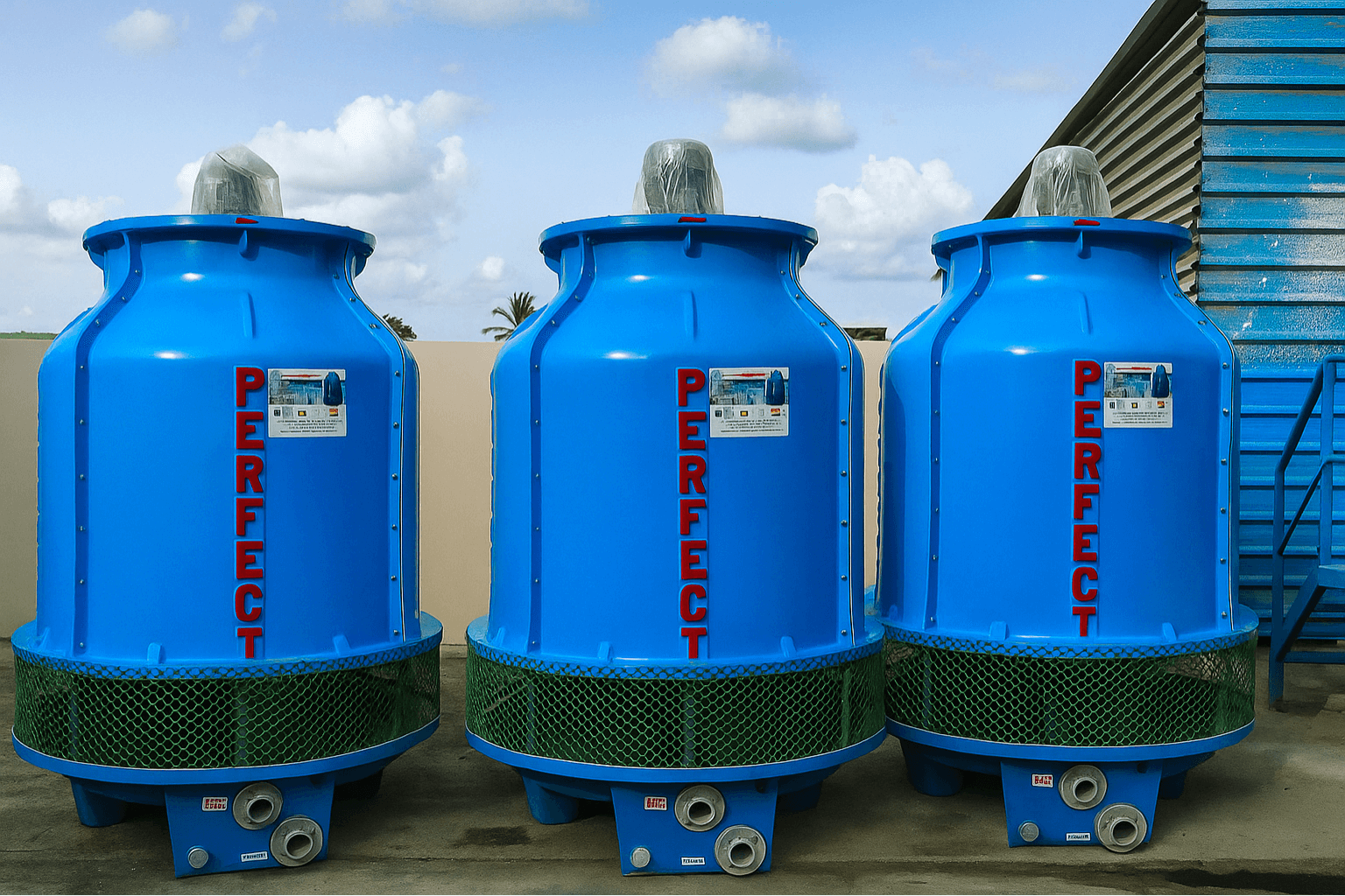 Factory Assembled Cooling Towers, counterflow cooling tower, induced draft cooling tower